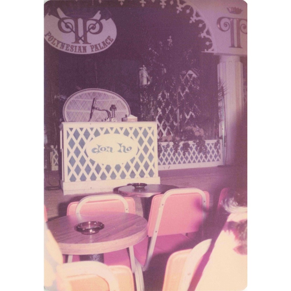 Vintage Don Ho Polynesian Palace Waikiki Hawaii Stage Photo 3.5x5 Lounge Decor - Picture 1 of 1